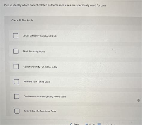 Solved Please identify which patient-related outcome | Chegg.com