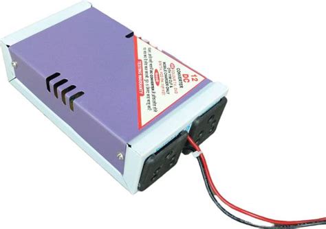 Electronics Crafts 100 watt DC to AC converter box 12volt to 220v mini ...
