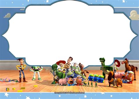 Free Toy Story Invitation Template - BestTemplatess - BestTemplatess