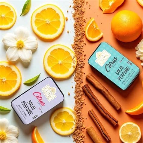 Buy Mystical Glow Citrus Bloom & Citrus Spice Natural Solid Perfume ...