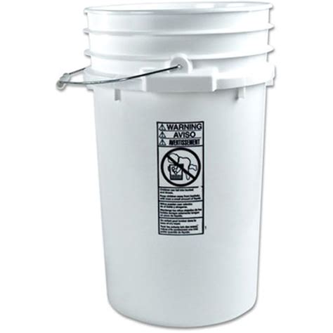 Buy Letica 7 Gallon HDPE Bucket, White Online India | Ubuy