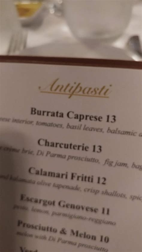 Menu at Gios Italian Kitchen Pawleys Island restaurant, Pawleys Island