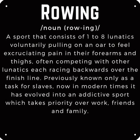 Jitipozy Rowing Definition Poster Metal Sign 12 x 12 inches India | Ubuy