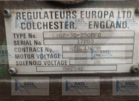 Governor and Regulators and Controller - Woodward EBG Governor, EGB ...