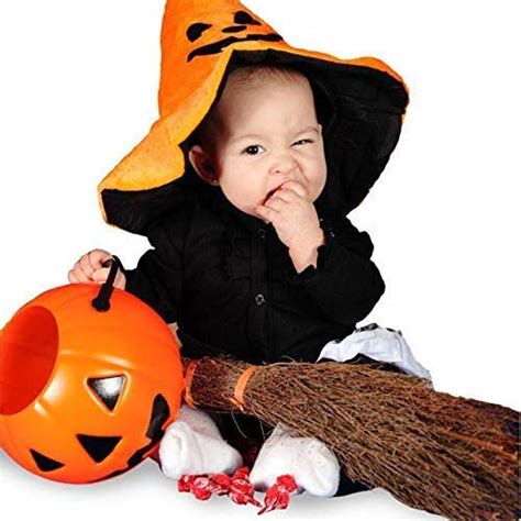 Toyshine Small Size Pumpkin Portable Candy Basket for Halloween, Fancy