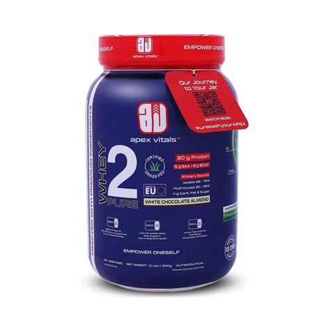Apex Vitals Whey 2 Pure (Isolate) Grass-fed Whey made in EU – TFN HEALTH