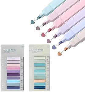 6 Pcs Aesthetic Cute Highlighters Bible Highlighters | Set of 6 Pens ...