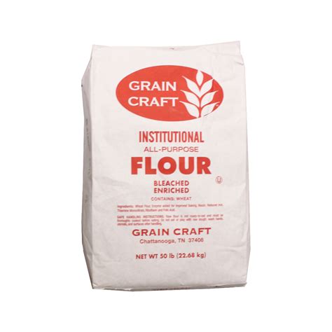 Flour All Purpose Bleached 50lb - Sun Food Warehouse