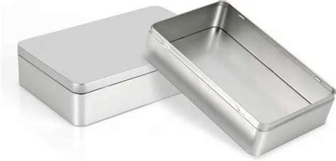 Tin Box - 65mm Rectangular Tin Box Retailer from New Delhi