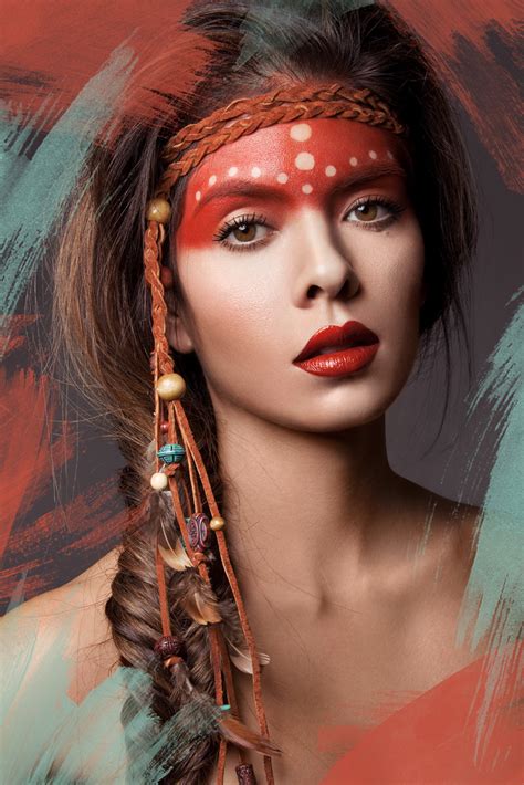 Image result for Native American Makeup Tutorials