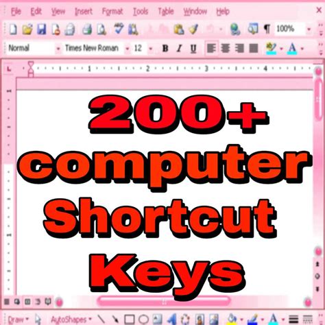 Computer Shortcut Keys List 的图像结果
