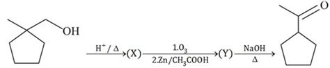 Consider the following sequence of reactions The intermediate products ...
