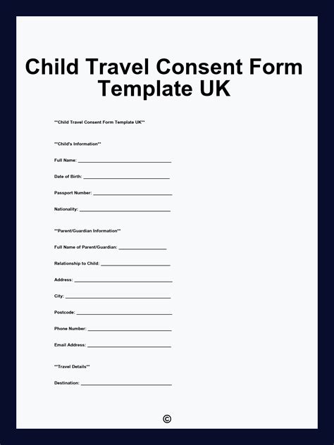 Parent Consent Form Template - prntbl.concejomunicipaldechinu.gov.co