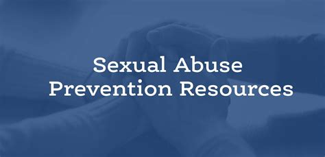 Sexual Abuse Prevention Resources - Georgia Baptist Mission Board