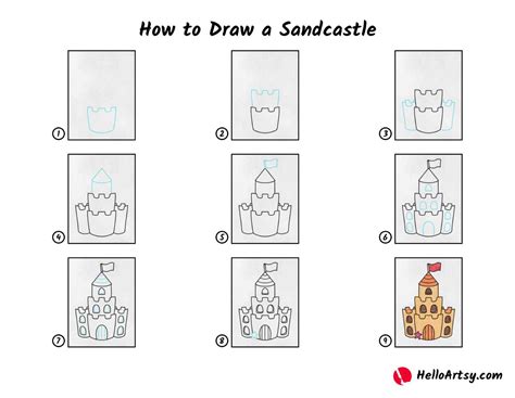 How To Draw A Sand Castle - Interpretationprocedure19