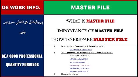 Image result for Master File Examples
