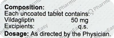 Vildagard 50 MG Tablet (15): Uses, Side Effects, Price & Dosage | PharmEasy