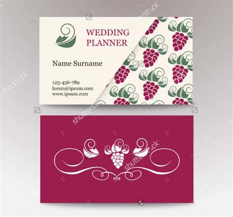 Wedding Planner Business Cards 的图像结果