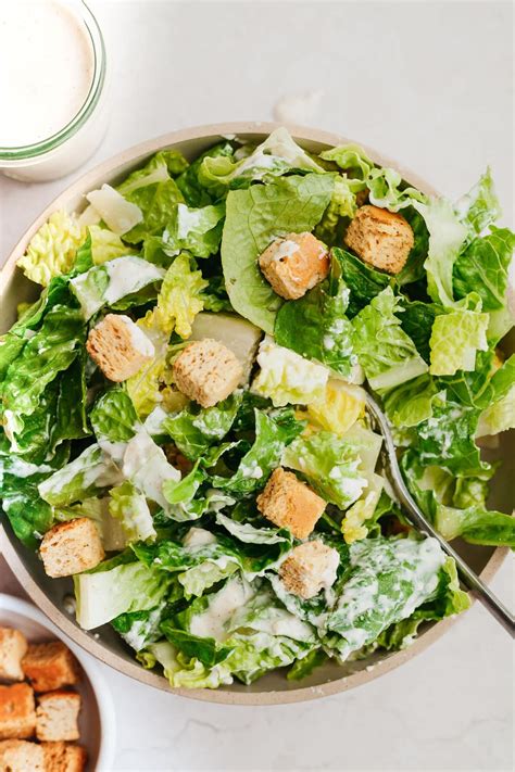 Easy Healthy Caesar Salad Dressing (without Anchovies) - The Whole Cook