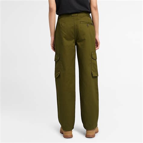 Brookline Utility Cargo Pants for Women in Dark Green
