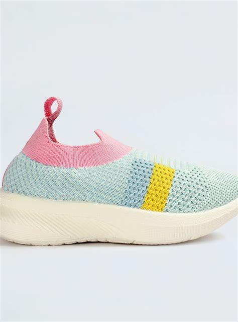 Buy Girls Colourblock Slip-On Sport Shoes Online at just Rs. 499.0 ...