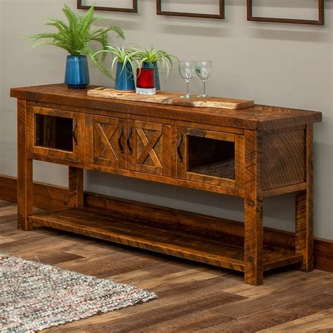 Rustic Sofa Table | Cabinets Matttroy