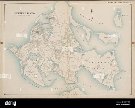 Gardiners island map hi-res stock photography and images - Alamy