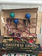 Image result for Antique Christmas Lights 1950s