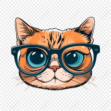 Cat Eye Glasses,cartoon,cats Eye,cats With Glasses Free PNG And Clipart ...