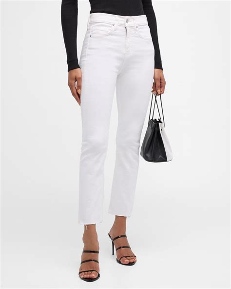 Veronica Beard Jeans Carly High Rise Kick Flare Ankle Jeans | Neiman Marcus