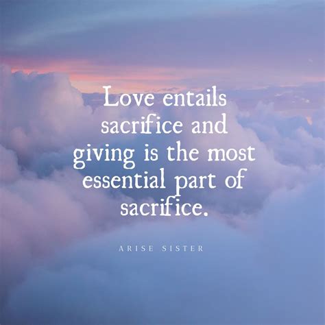 Sacrifice Love