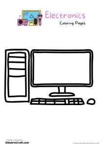 Electronics Coloring Pages 的图像结果