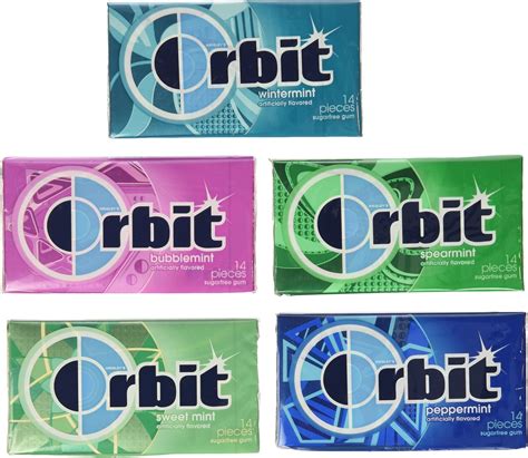 Amazon.com : ORBIT Sweet Mint Gum Sugar Free Chewing Gum, 30 Ct Mega ...