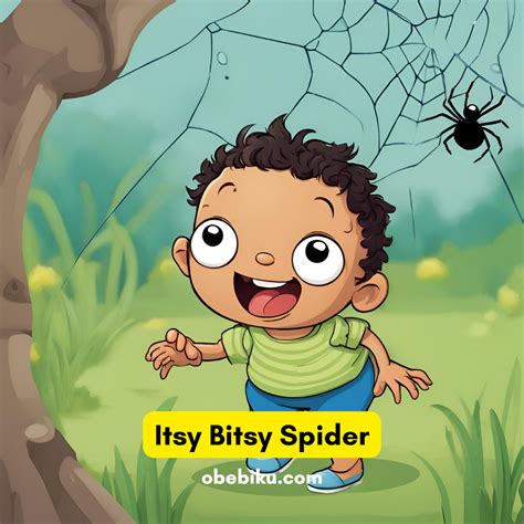 Itsy Bitsy Spider Lyrics - Obebiku