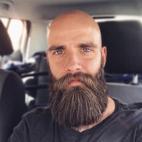 Full Beard Shaved Head