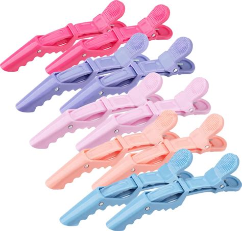 Amazon.com : OBSCYON Plastic Non Slip Hair Clips for Women ...