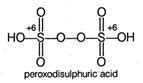 The oxoacid of sulphur which contains two sulphur atoms in different ...