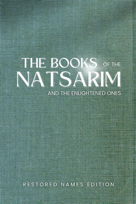 The Books of the Natsarim (Restored Names Edition) - The Unexpected ...