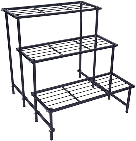 THE PLANT FAIRIES 3-Tier Metal Plant Stand for Indoor & Outdoor Use ...