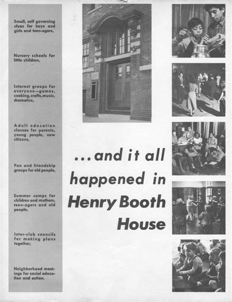ECC | Henry Booth House flyer