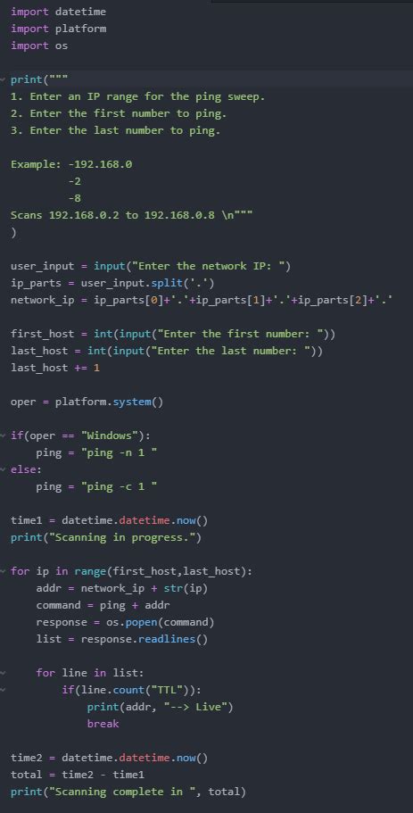 Image result for Ping Script Using Python in Windows