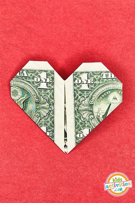 Dollar Bill Origami Heart How To Make An Origami Heart