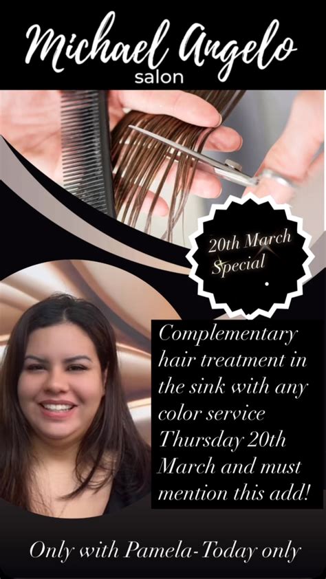 Michael Angelo Salon | OPEN MONDAYS FAMILY OWNED AND OPERATED SAME LOCATION FOR 28 YEARS. L ...
