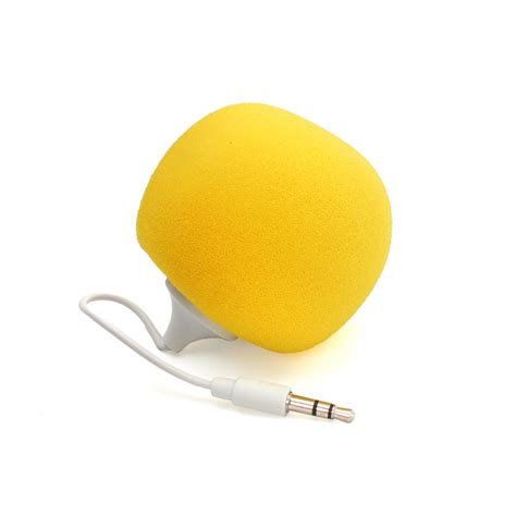 Zvucnik na 3.5mm zuti - Mob-Shop