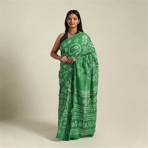Pure Bandhani Saree - Buy Bandhani Bandhej Print Saree Online | iTokri