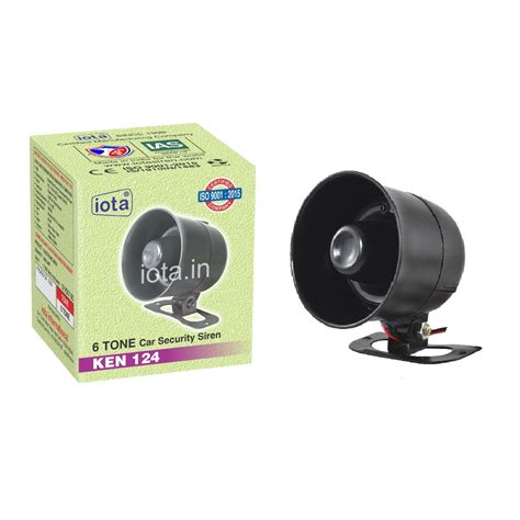 iota Electronic Siren KEN124 (6 Tone) Central Locking For B2B Bulk Ord