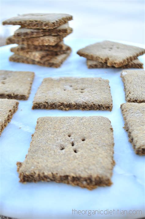 Homemade Graham Crackers: Gluten Free and Vegan - The Organic Dietitian