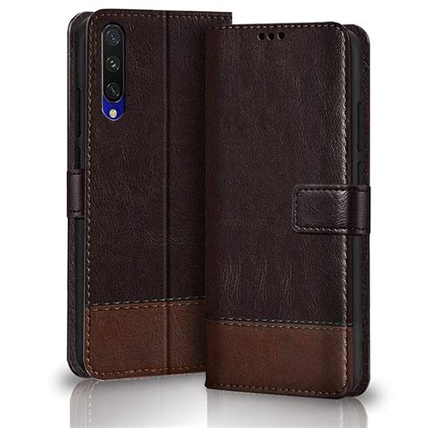 TheGiftKart Dual-Color Leather Finish Xiaomi Mi A3 Flip Back Cover Case ...