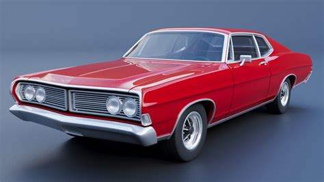 🚙 Ford Galaxie 500 Fastback 1968・ 3D File for ・Cults