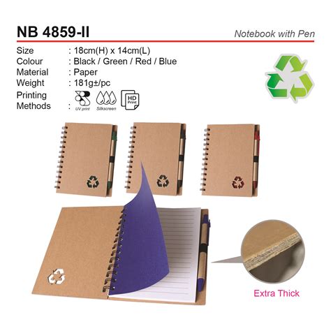 NB 4859-II Notebook with Pen | INFINITELY ENTERPRISE